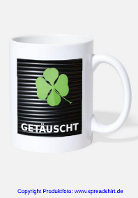 Becher zum Buch GETÄUSCHT